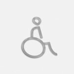 LINEA – Toilettes Accessibles – Plaque Inox – Image 2