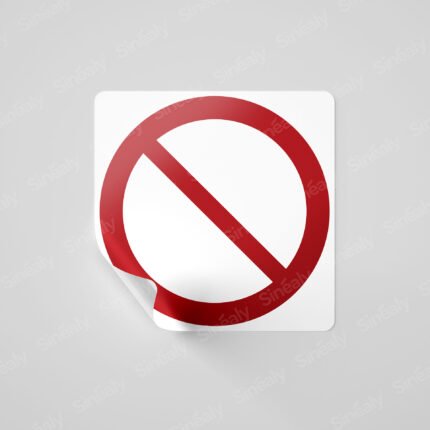 P001 - Panneau d'interdiction générale