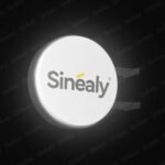 Enseigne Drapeau Ronde Lumineuse – Image 2